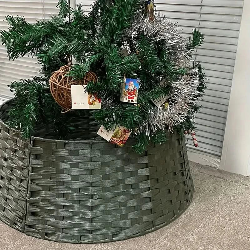 Saia Árvore de Natal Verde Escuro Rústico 64x40x20cm - Imagem 2