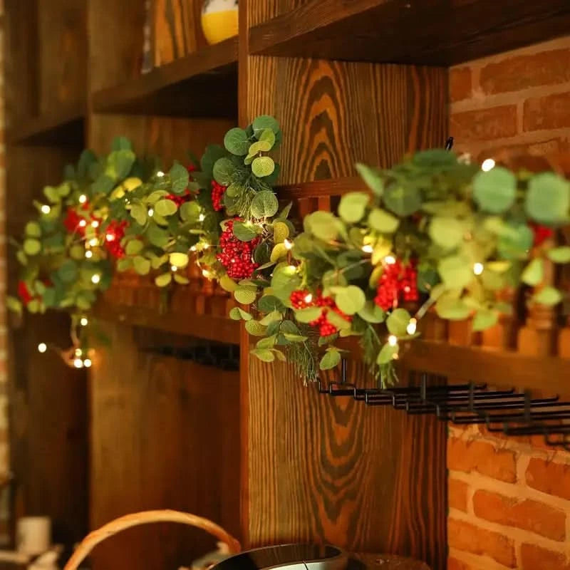 Festão de Natal Realista Decorado - Imagem 5