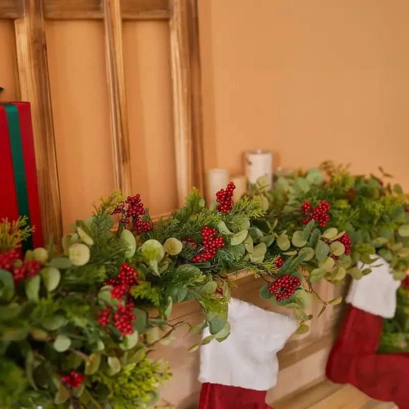 Festão de Natal Realista Decorado - Imagem 6