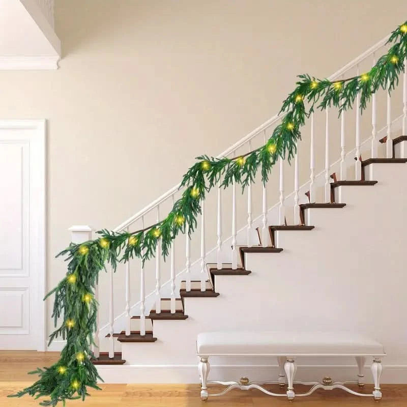 Festão de Natal Realista com Led - Imagem 6