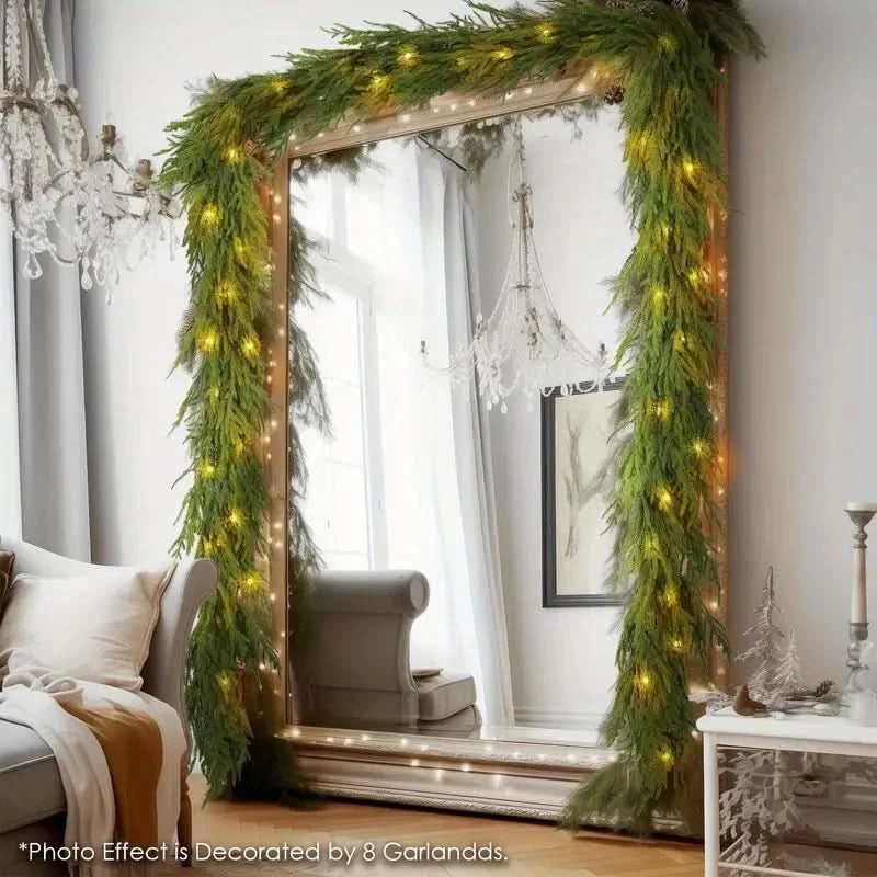 Festão de Natal Realista com Led - Imagem 2