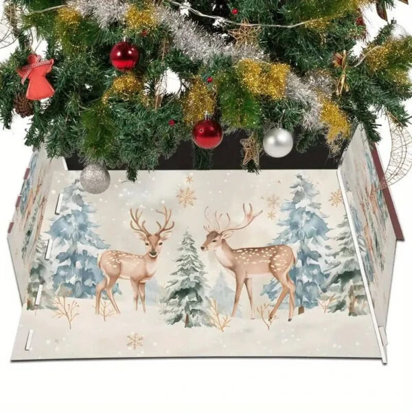 Saia Árvore de Natal Base PVC Encaixe 55x42x25cm - Imagem 2