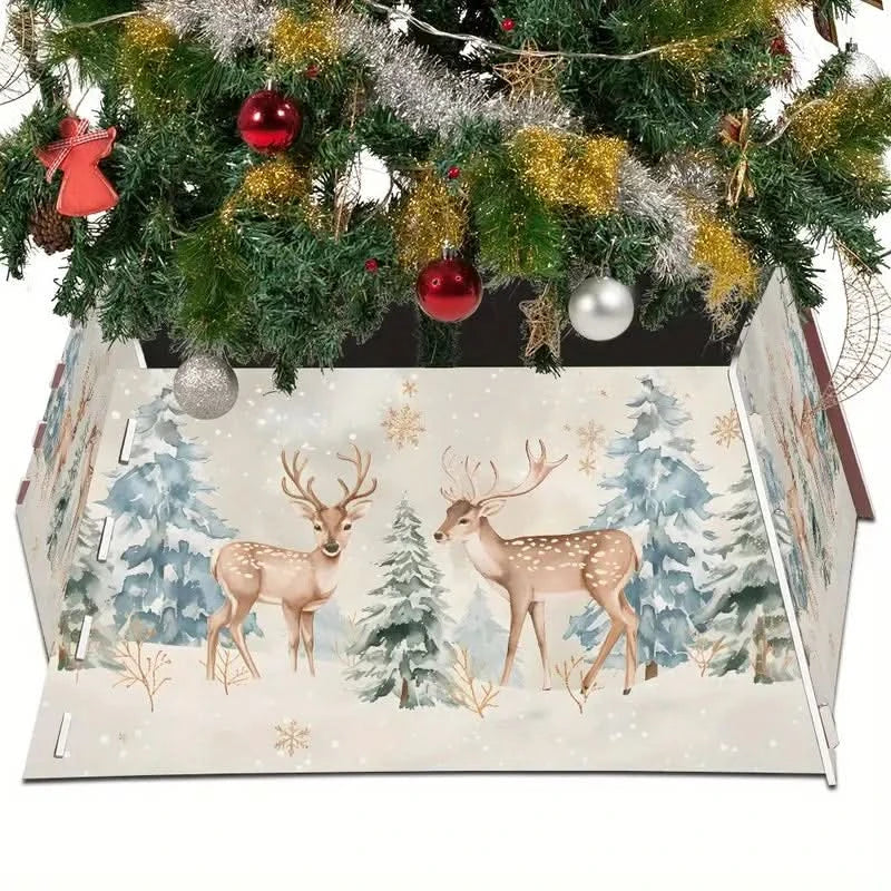 Saia Árvore de Natal Base PVC Encaixe 55x42x25cm - Imagem 2