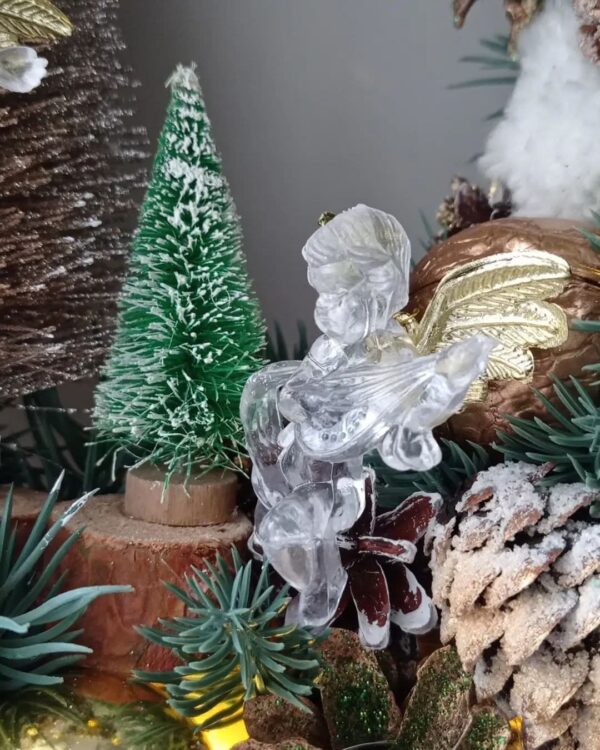 Guirlanda Decoração Natalina Luxo com Led 55CM - Imagem 3