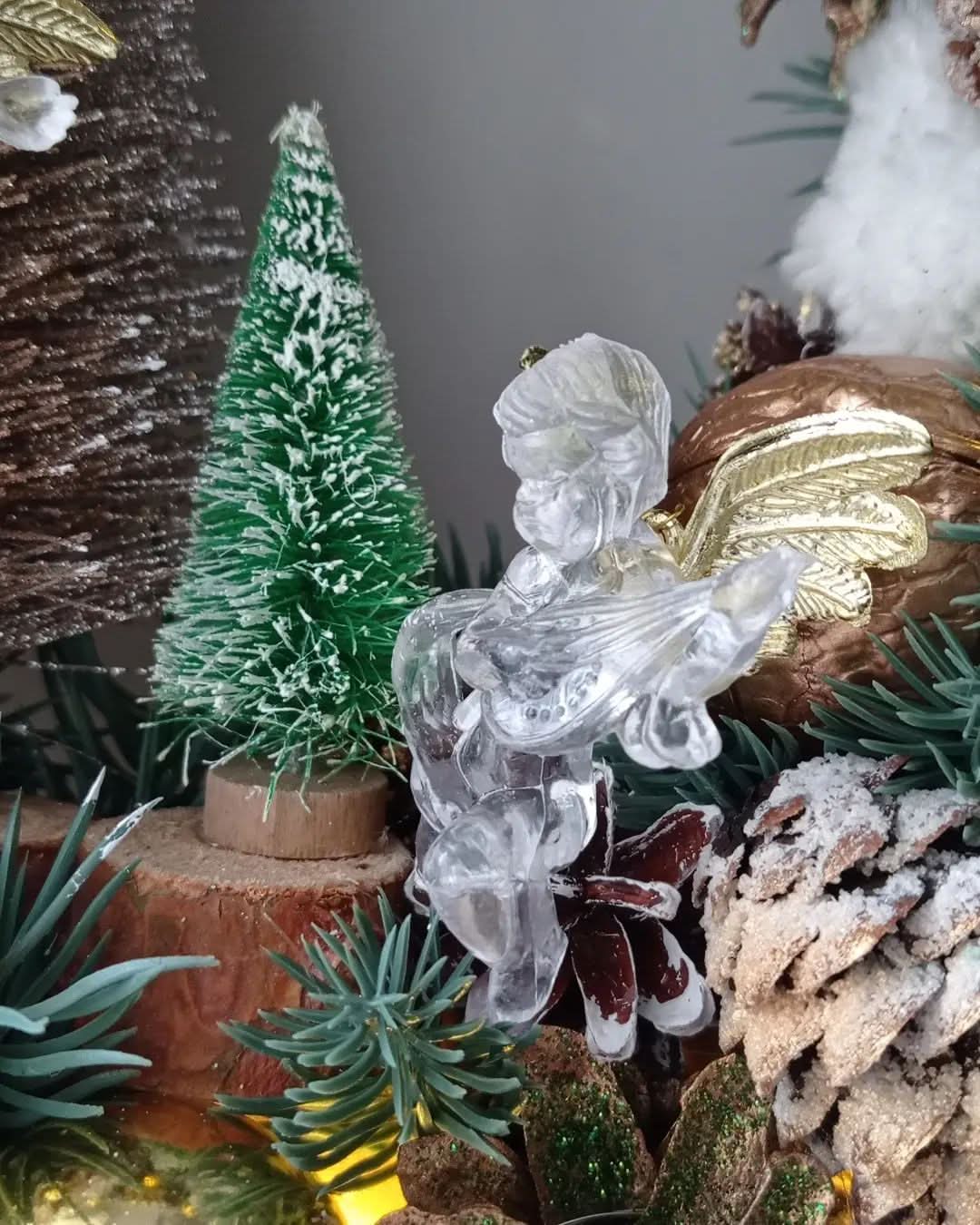 Guirlanda Decoração Natalina Luxo com Led 55CM - Imagem 3