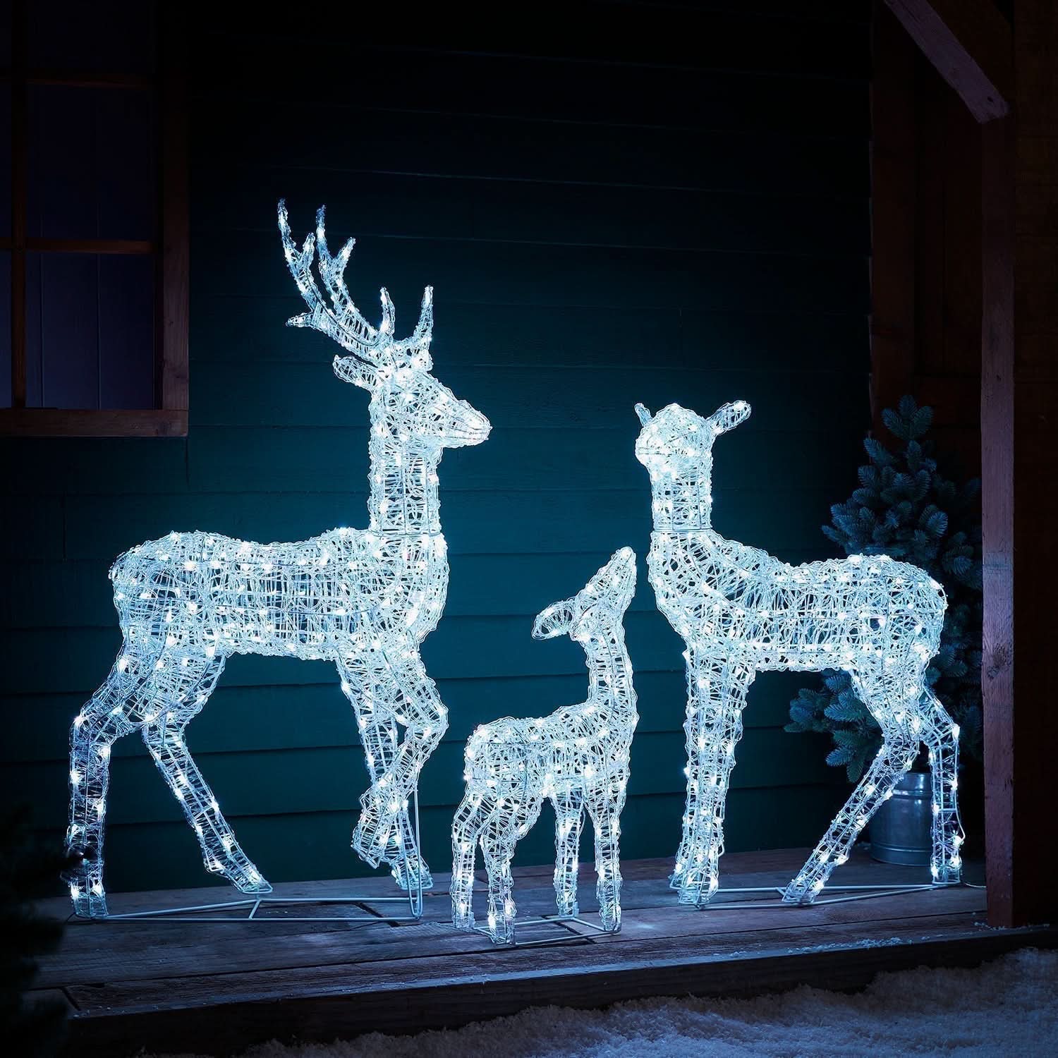 Conjunto de Renas Iluminadas com LED RGB Inteligente e Controle via Wi-Fi - Imagem 8