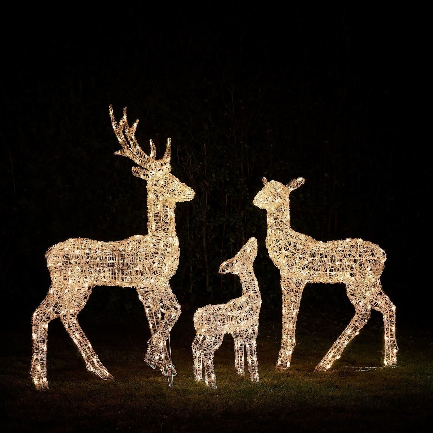 Conjunto de Renas Iluminadas com LED RGB Inteligente e Controle via Wi-Fi - Imagem 17