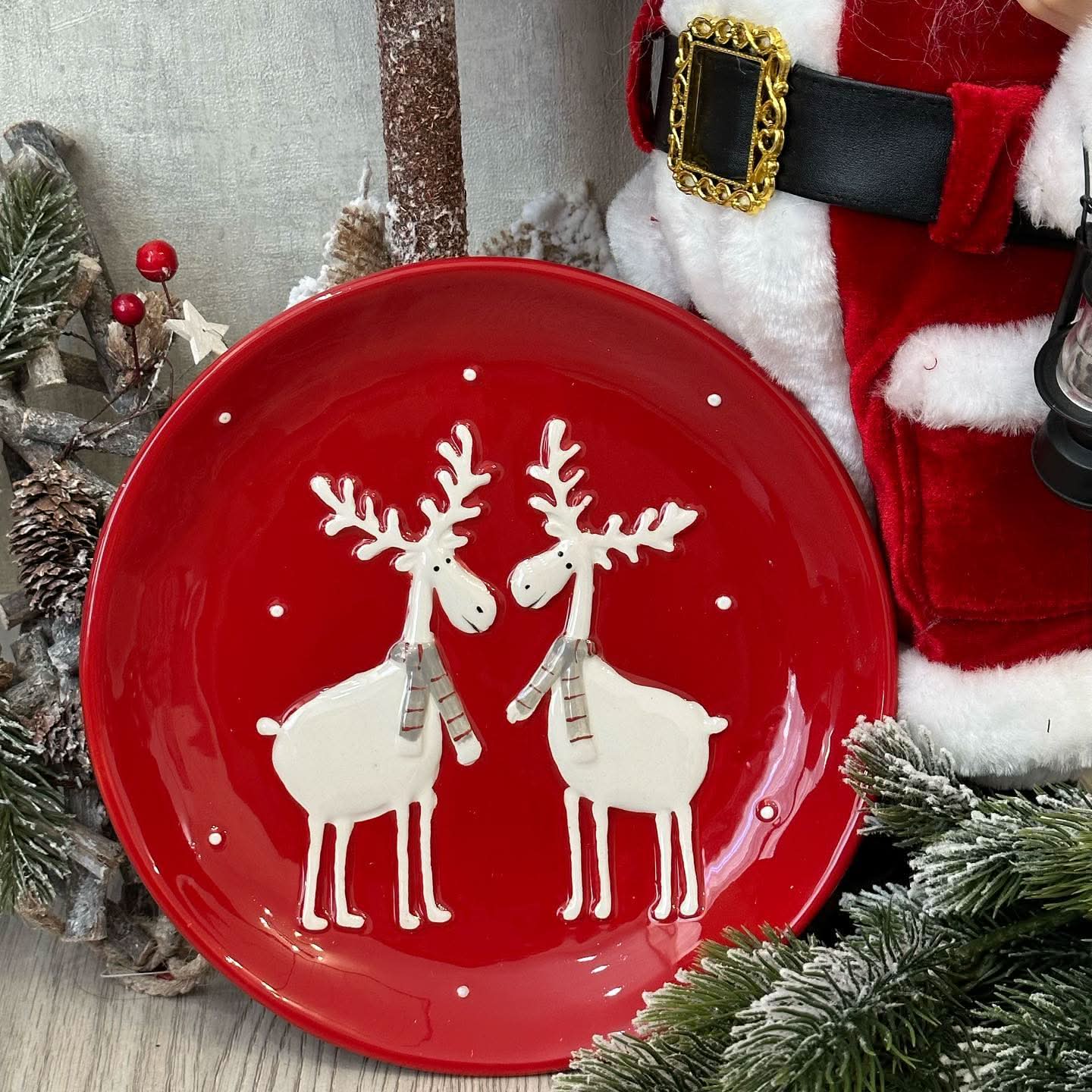 Conjunto de Porcelana  Natalino com 5 Peças - Imagem 6
