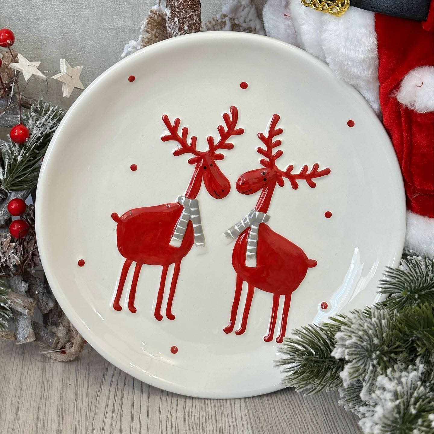 Conjunto de Porcelana  Natalino com 5 Peças - Imagem 5