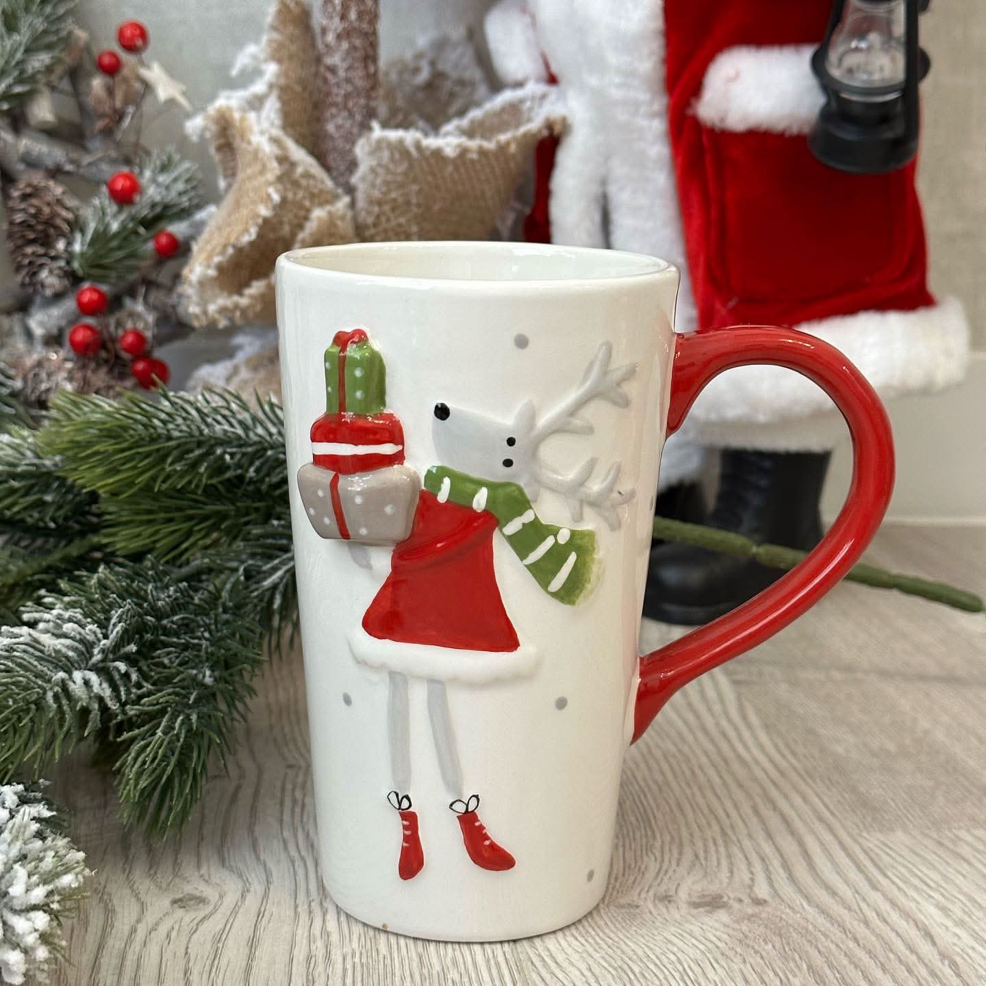 Conjunto de Porcelana  Natalino com 5 Peças - Imagem 3