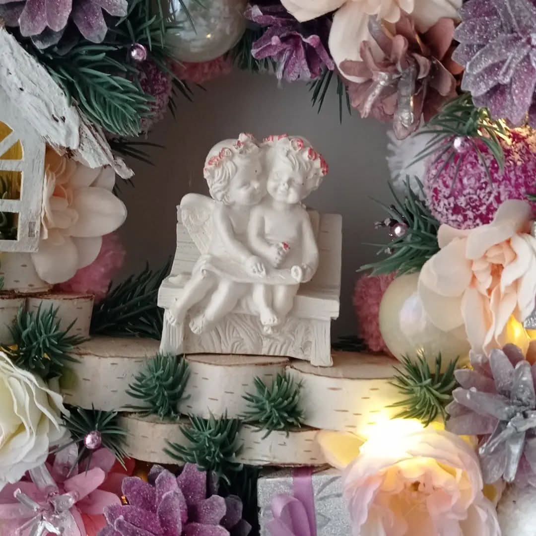 Guirlanda Decoração Natalina Luxo com Led 65CM - Imagem 3