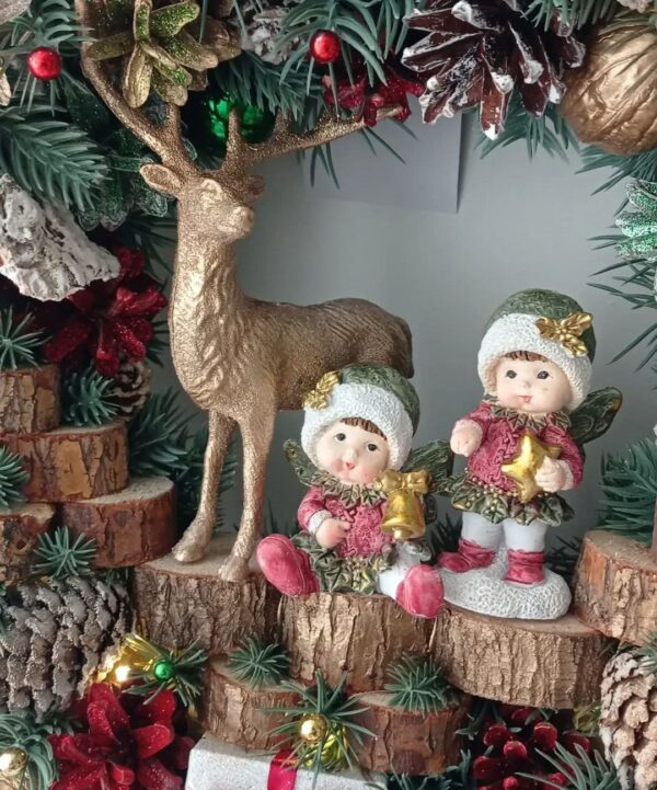Guirlanda Decoração Natalina Luxo com Led 65CM - Imagem 3