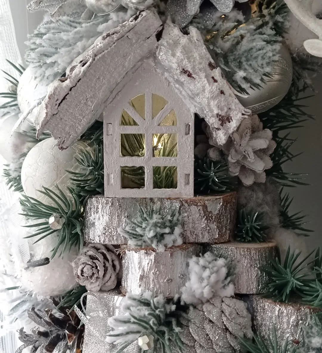 Guirlanda Decoração Natalina Luxo com Led 65CM - Imagem 3