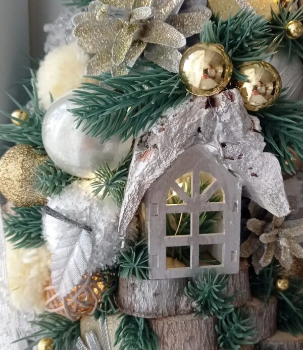 Guirlanda Decoração Natalina Luxo 65CM - Imagem 3