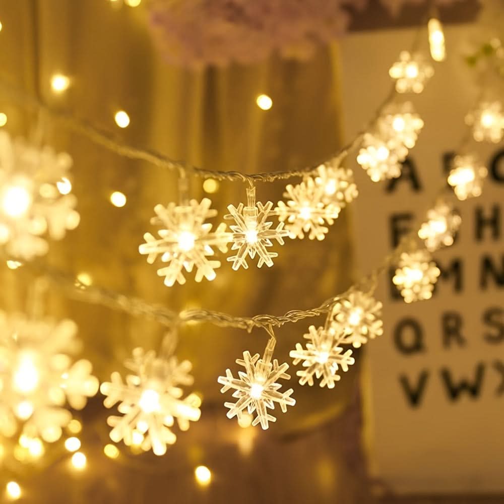 Cortina de Luzes LED Floco de Neve – 3 Metros - Imagem 5