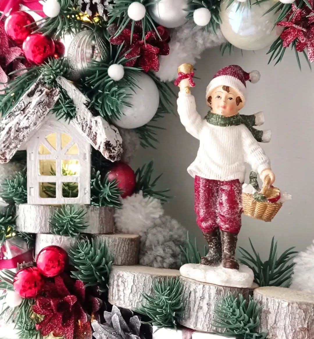 Guirlanda Decoração Natalina Luxo 65CM - Imagem 2
