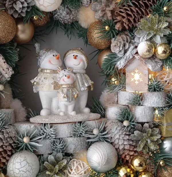 Guirlanda Decoração Natalina Luxo 65CM - Imagem 4
