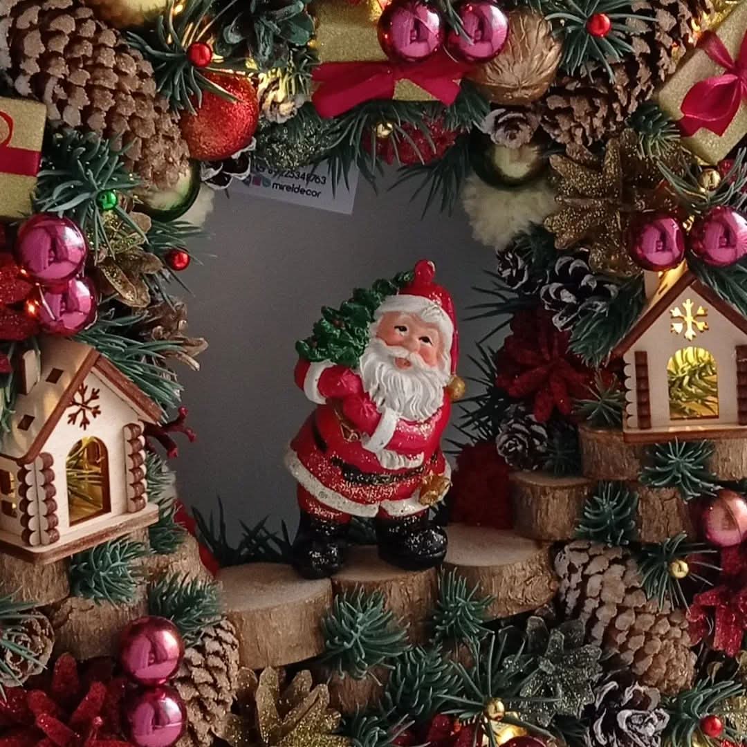 Guirlanda Decoração Natalina Luxo 65CM - Imagem 2