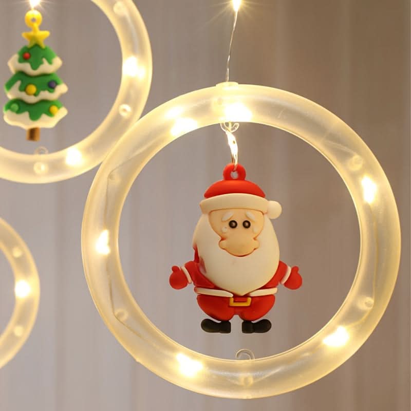 Luz de Natal LED Colorida do Papai Noel para Janela com USB - Imagem 8