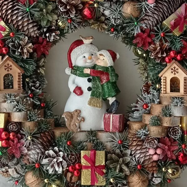 Guirlanda Decoração Natalina Luxo 70CM - Imagem 2