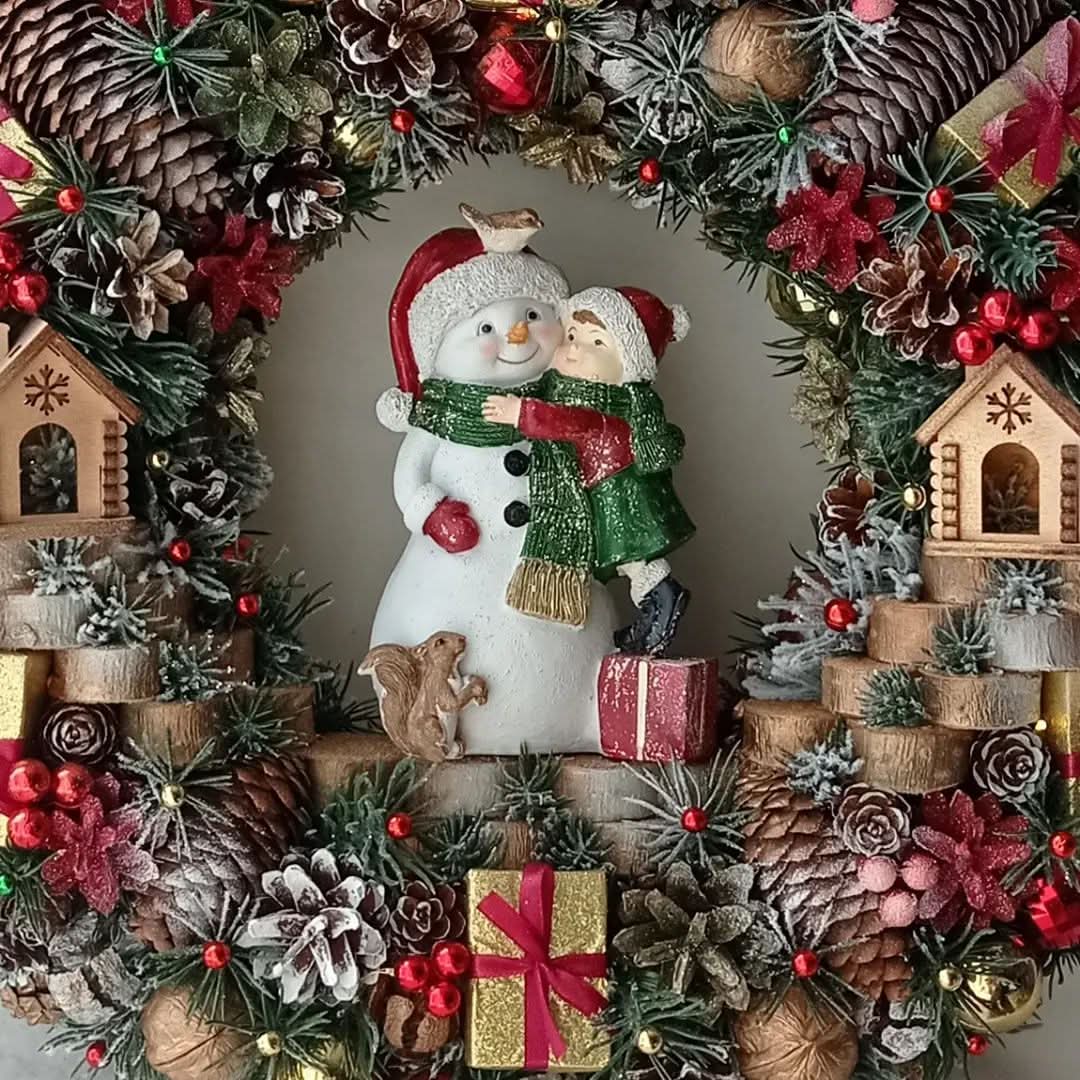 Guirlanda Decoração Natalina Luxo 70CM - Imagem 2