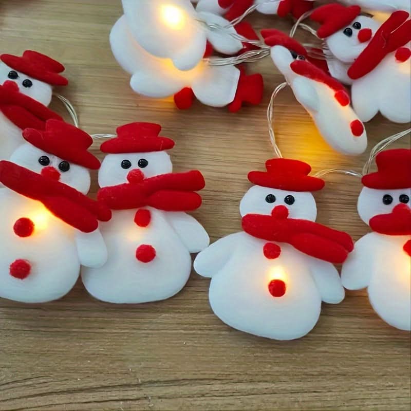 10 Luzes de Corda de Boneco de Neve LED - Imagem 2