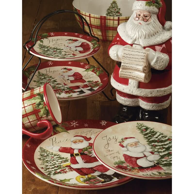 Conjunto de Louça de Natal Holiday Wishes – 16 Peças - Imagem 4