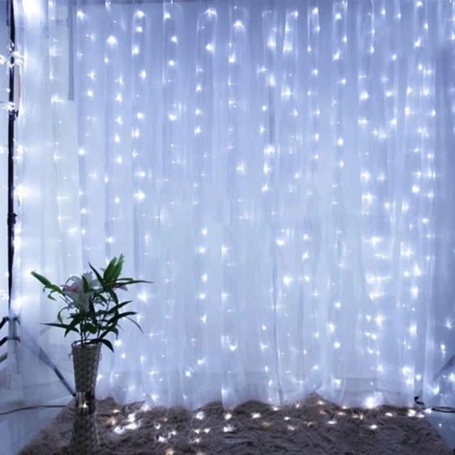 Cortina de Luz de Led com 300 Luzes e 8 Modos para Natal - Imagem 5