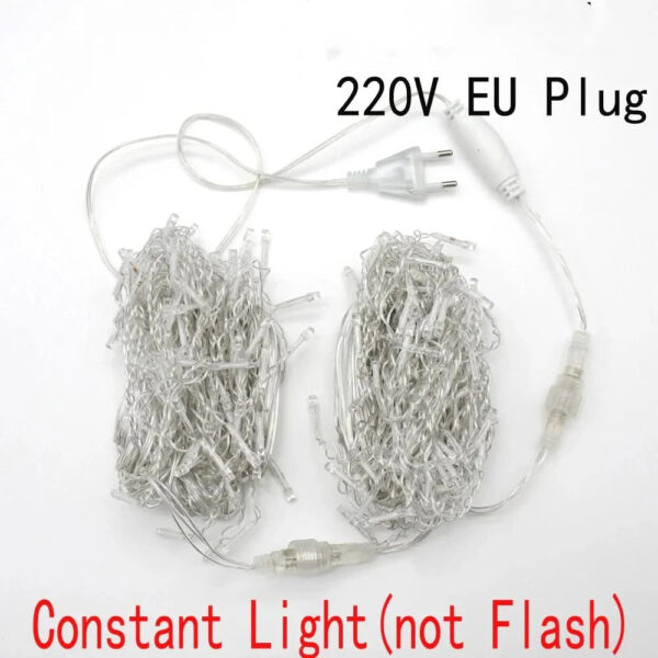 Cortina de Luzes LED Natalinas – Encanto e Magia para sua Casa - Imagem 16
