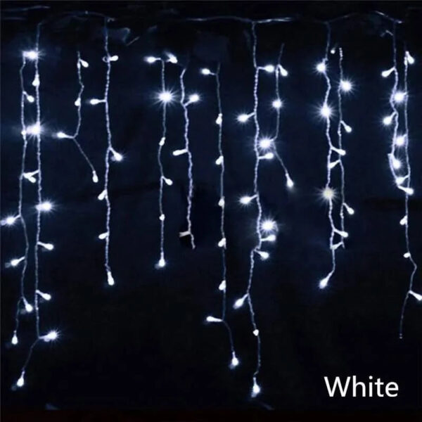 Cortina de Luzes LED Natalinas – Encanto e Magia para sua Casa - Imagem 9