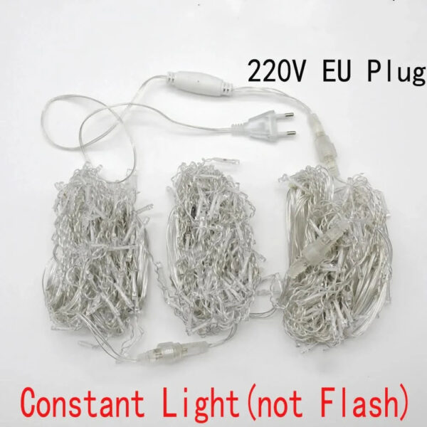 Cortina de Luzes LED Natalinas – Encanto e Magia para sua Casa - Imagem 6