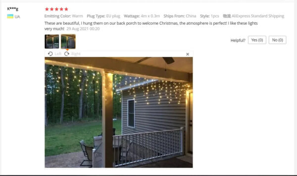 Cortina de Luzes LED Natalinas – Encanto e Magia para sua Casa - Imagem 19