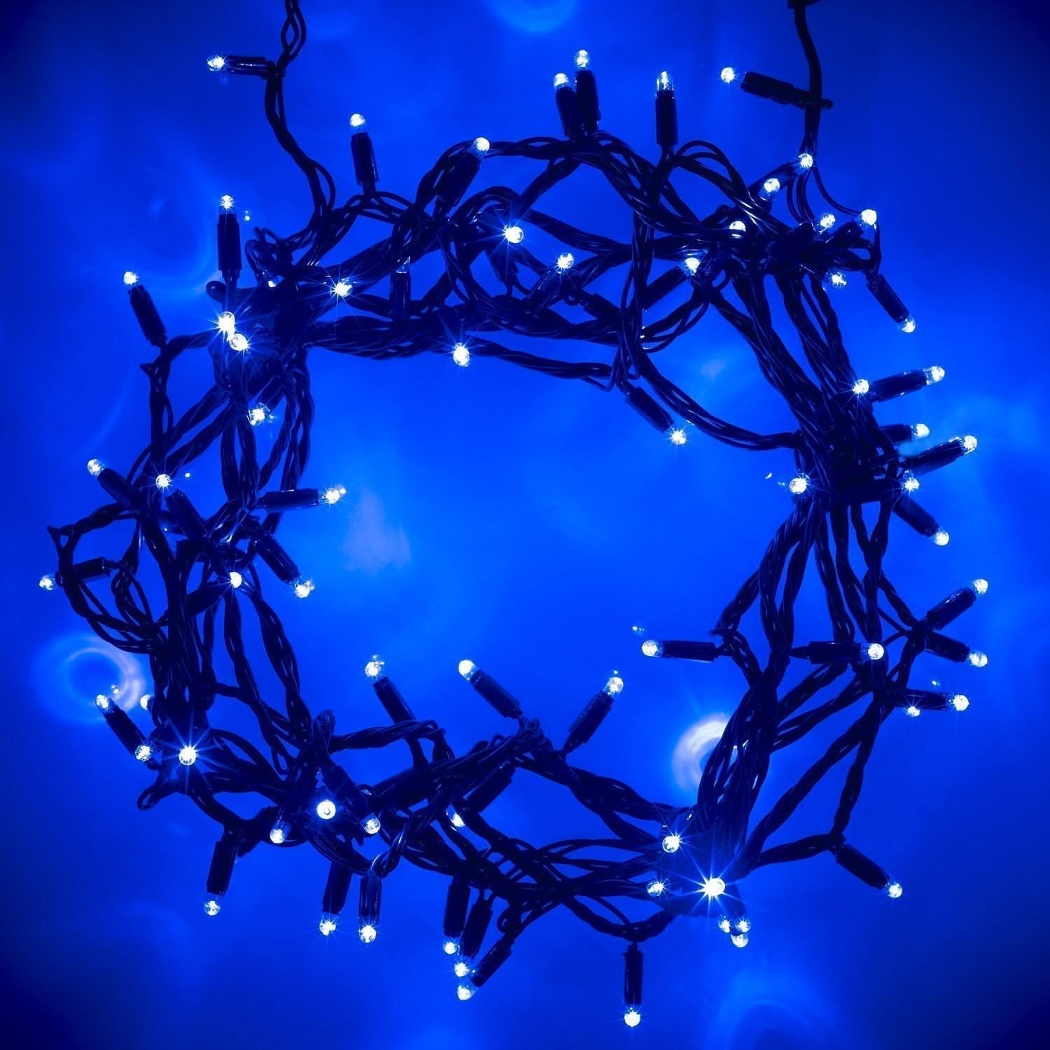 200 Luzes de Natal LED Azuis - Imagem 3