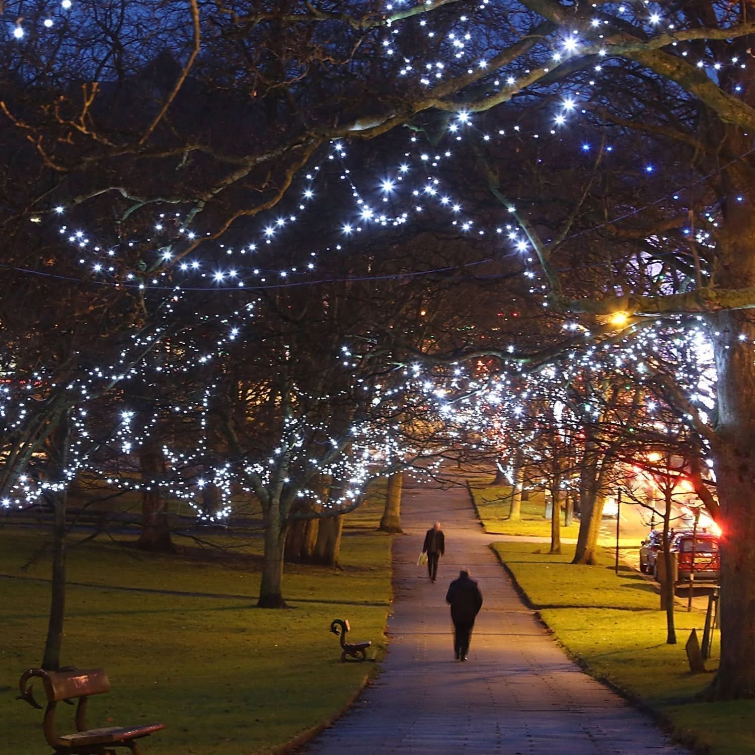 200 Luzes de Natal LED Brancas - Imagem 2