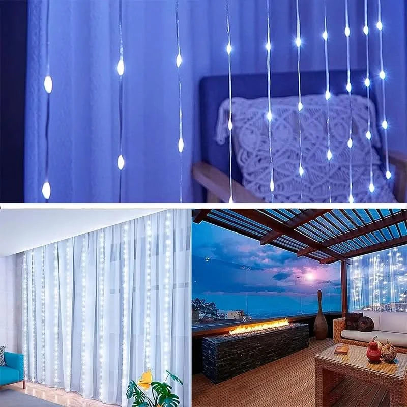 Cortina de Luzes LED Natalinas - Magia e Encanto em Sua Casa - Imagem 11