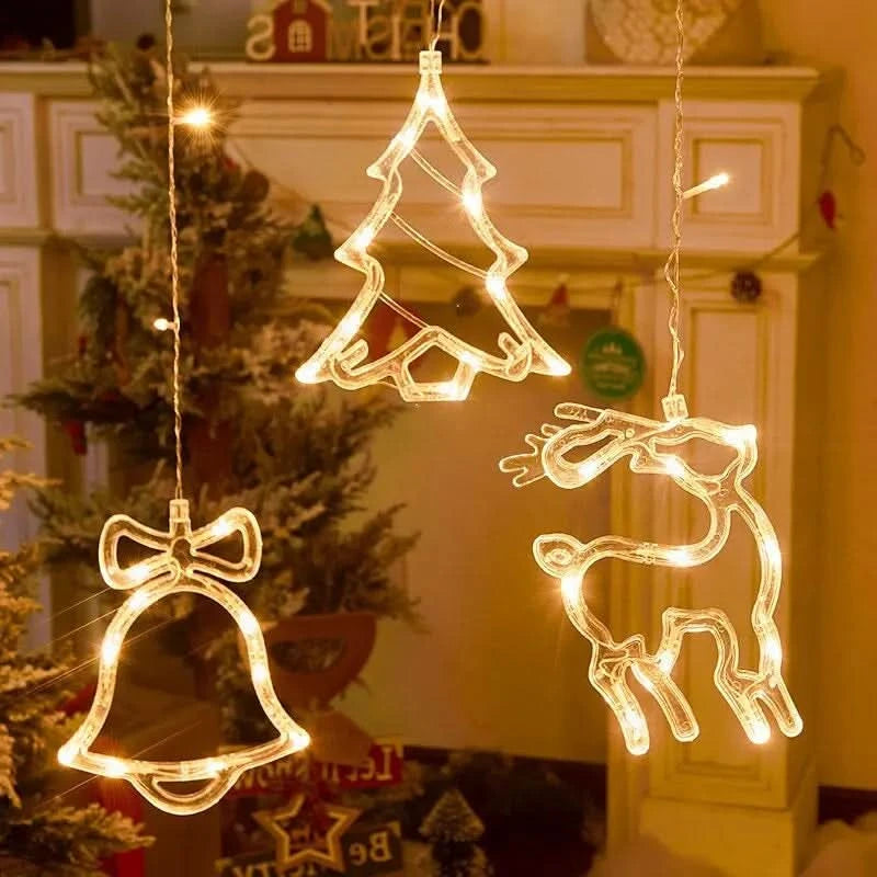 Cortina de Luzes LED Natalinas – Encanto e Magia em Sua Casa - Imagem 5