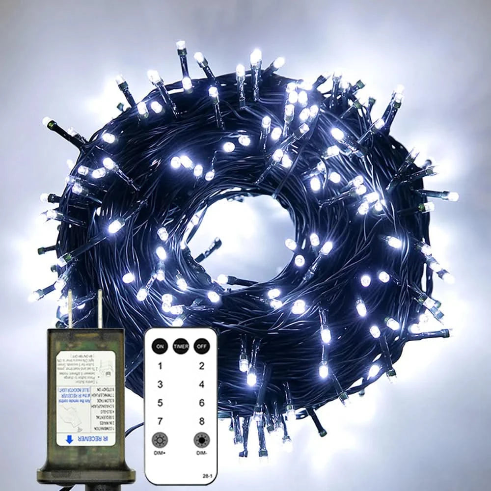 Luzes de Fada LED Impermeáveis - Magia Natalina com Controle Remoto - Imagem 13
