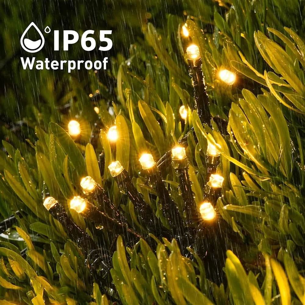 Luzes de Fada LED Impermeáveis - Magia Natalina com Controle Remoto - Imagem 3