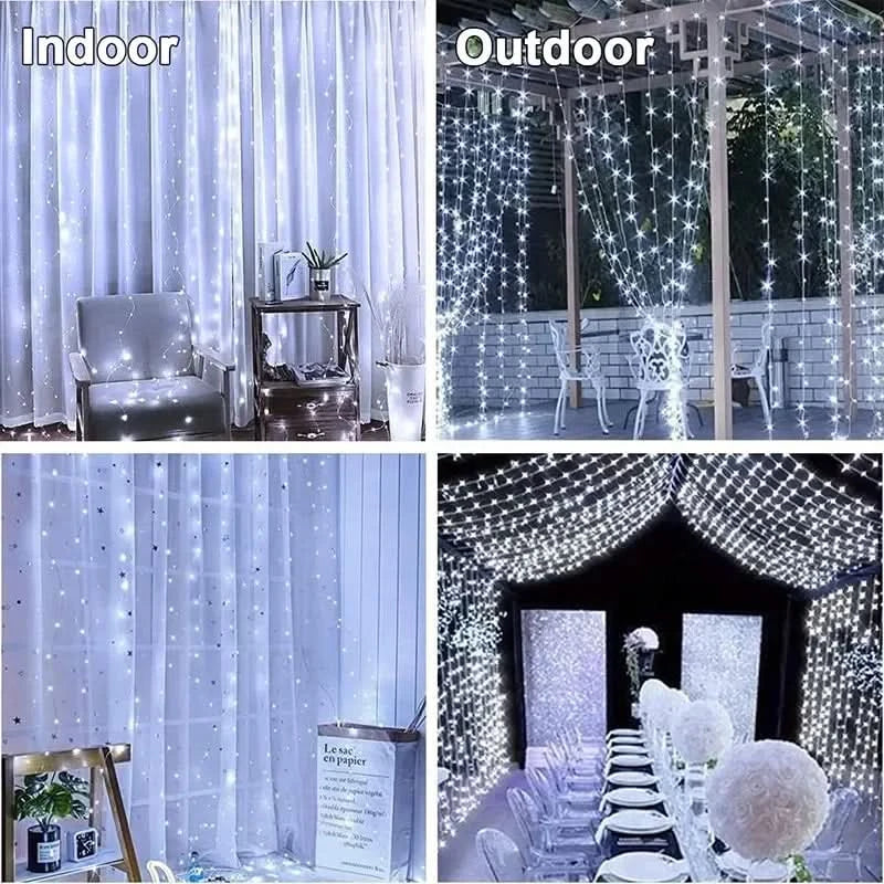 Cortina de Luzes LED Natalinas - Magia e Encanto em Sua Casa - Imagem 10
