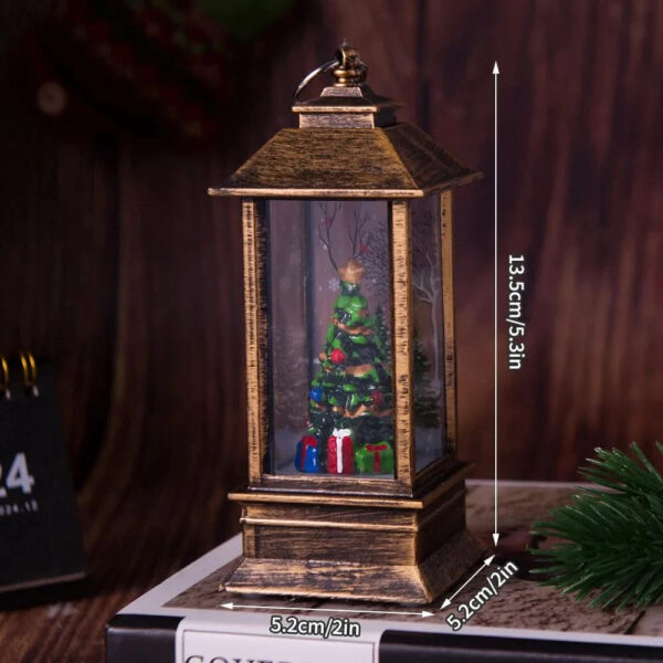 Luz Noturna Decorativa Natalina com Papai Noel e Boneco de Neve - Imagem 14