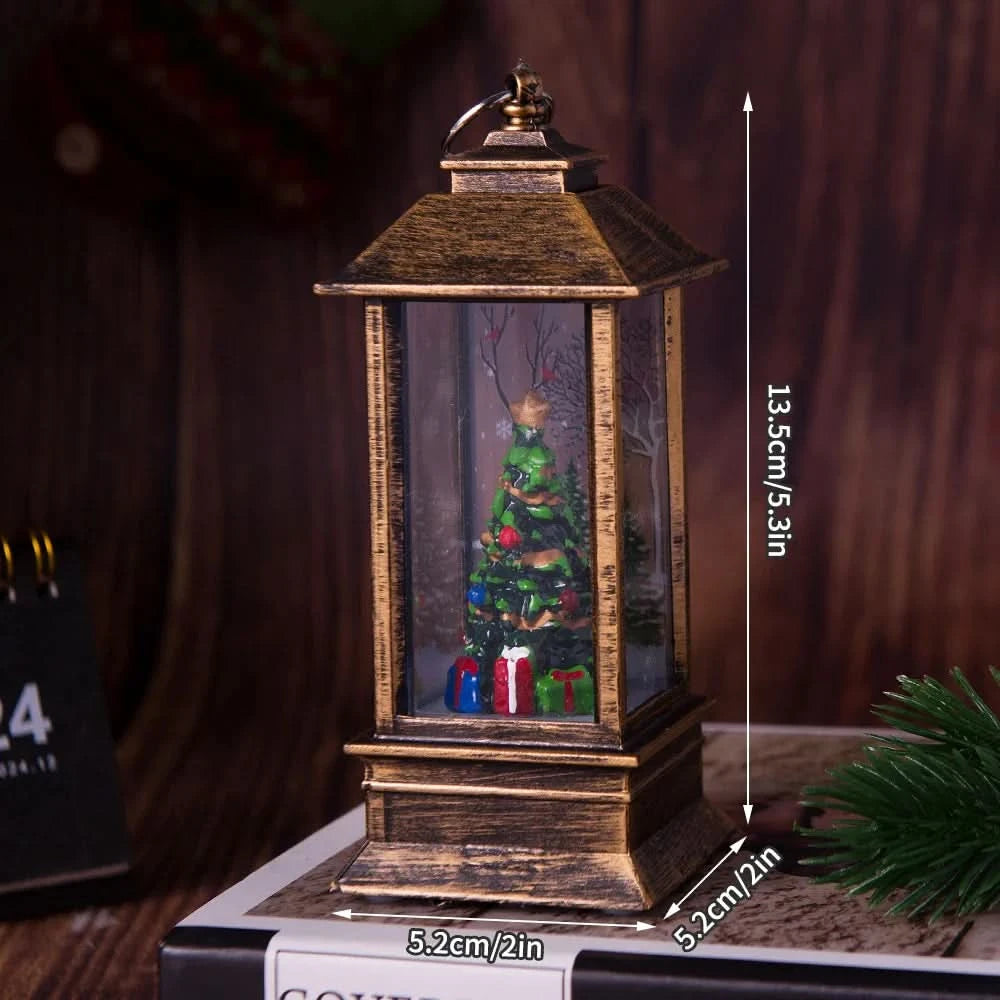 Luz Noturna Decorativa Natalina com Papai Noel e Boneco de Neve - Imagem 14