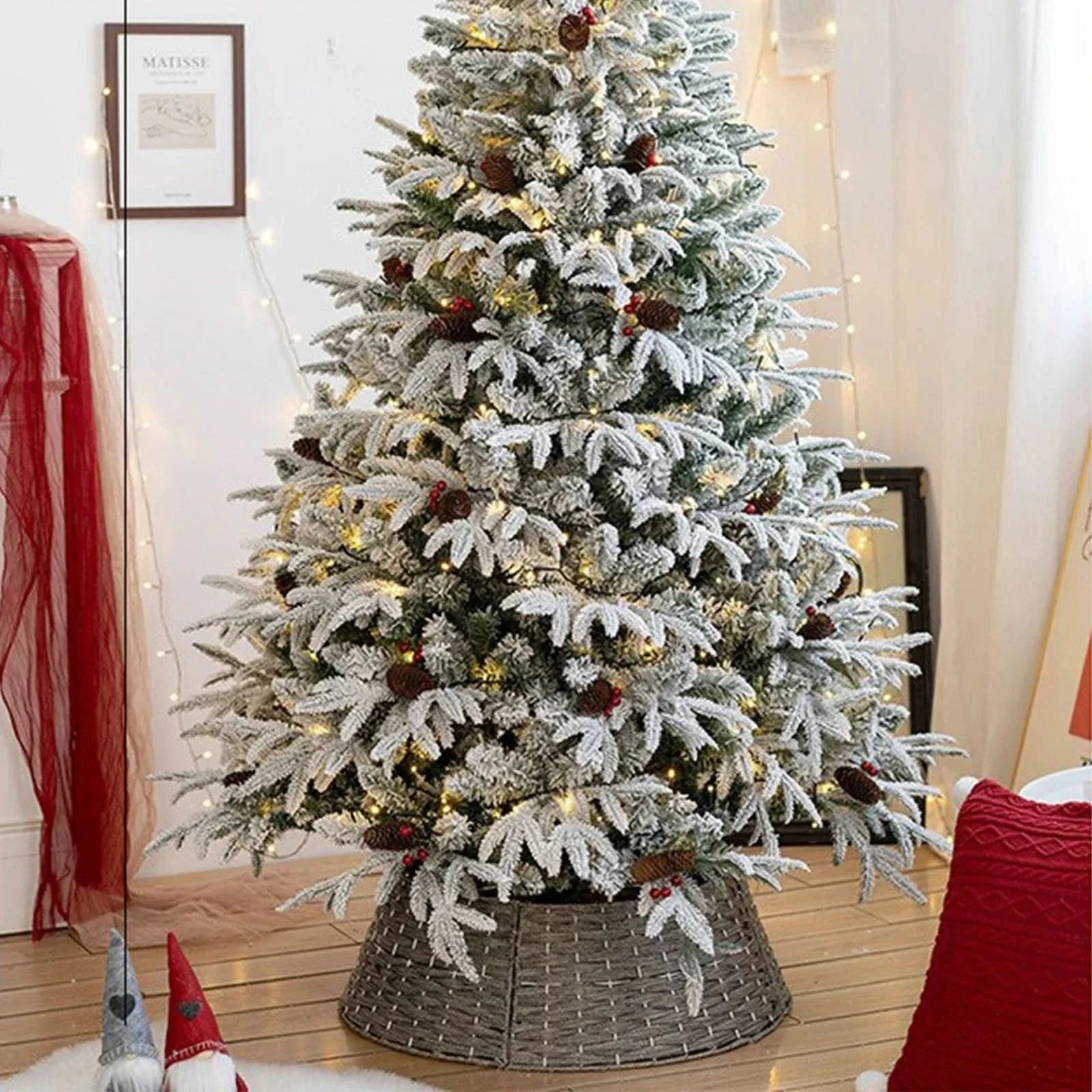 Saia Árvore de Natal Base de Decoração 40x60x17cm - Imagem 2