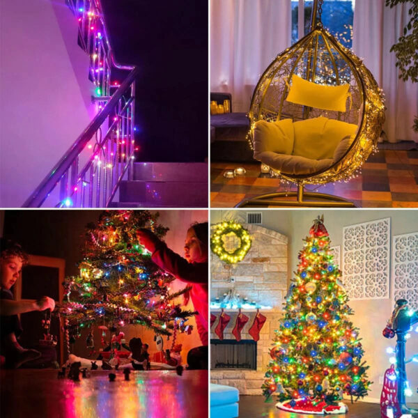 Luzes de Natal LED Impermeáveis - Encanto e Magia - Imagem 6