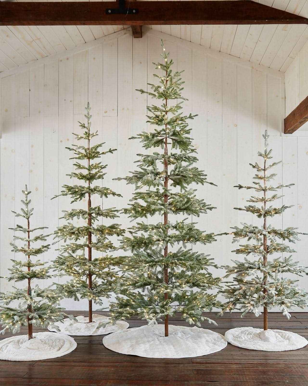 Árvore de Natal Slim Alpine com Galhos Articulados, Suporte Metálico e Micro LEDs Embutidos - Imagem 7