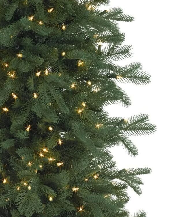 Árvore de Natal Cathedral Fir Slim com Galhos Articulados, Suporte Metálico e Micro LEDs Embutidos - Imagem 2