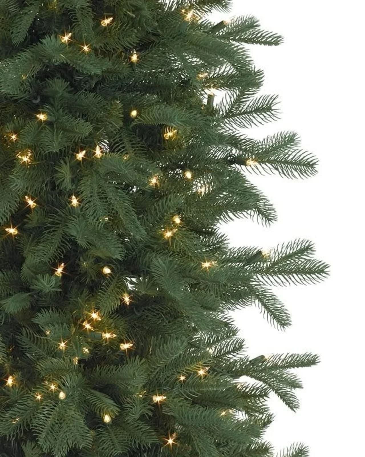 Árvore de Natal Cathedral Fir Slim com Galhos Articulados, Suporte Metálico e Micro LEDs Embutidos - Imagem 2