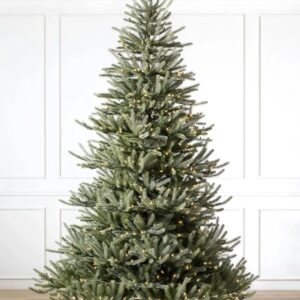 Árvore de Natal Sanibel Spruce com Galhos Articulados, Suporte Metálico e Micro LEDs Embutidos
