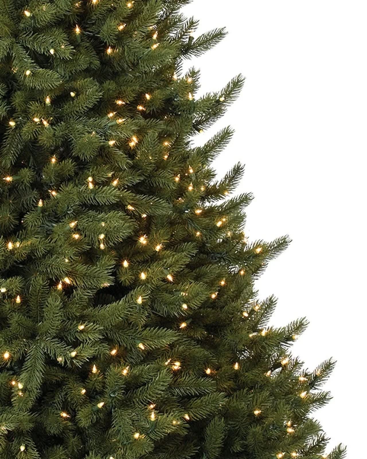 Árvore de Natal Vermont White Spruce com Galhos Articulados, Suporte Metálico e Micro LEDs Embutidos - Imagem 2