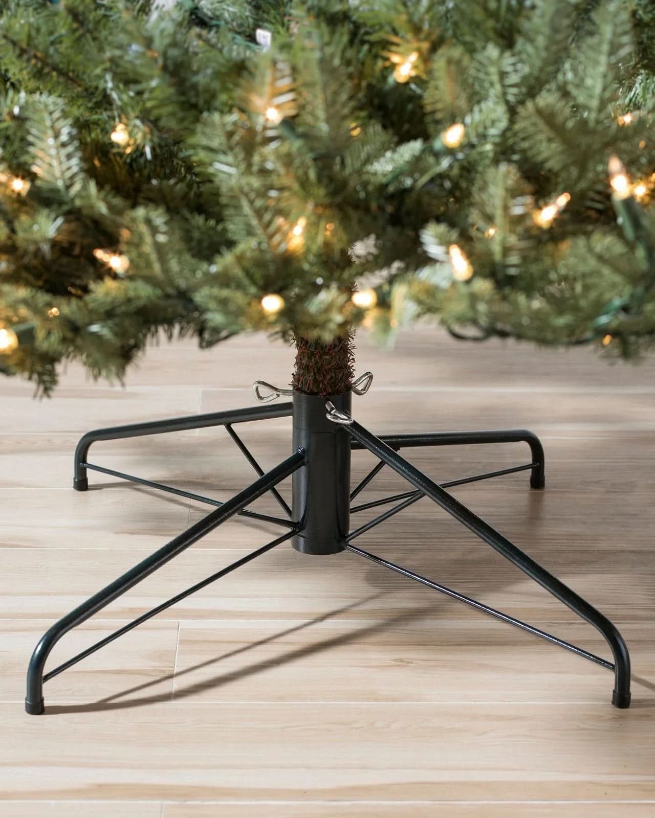 Árvore de Natal White Spruce Verde com Galhos Articulados, Suporte Metálico e Micro LEDs Embutidos - Imagem 4