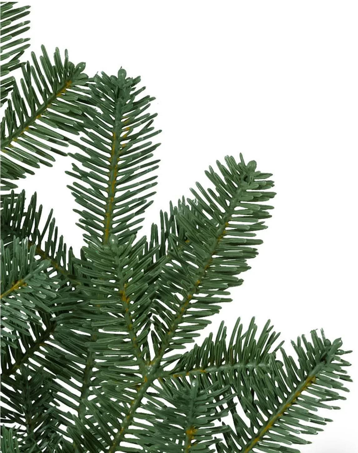 Árvore de Natal White Spruce Verde com Galhos Articulados, Suporte Metálico e Micro LEDs Embutidos - Imagem 3